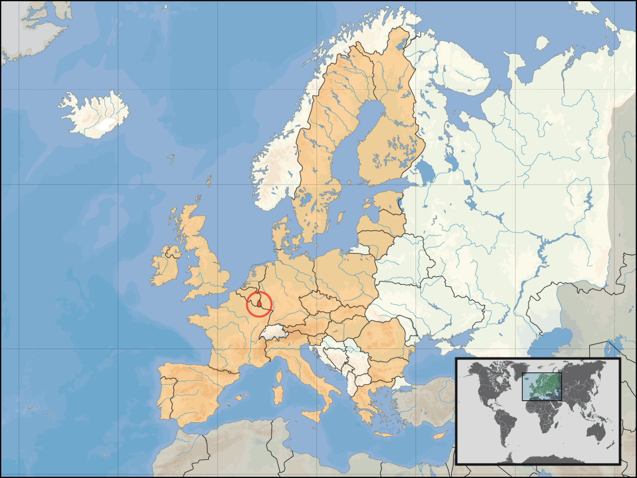 Luksemburg Lokalizacja-luksemburga-na-tle-europy
