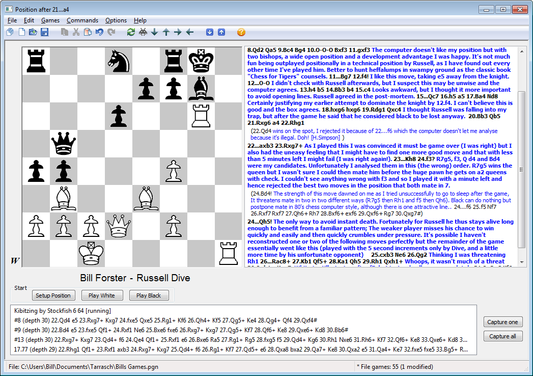 The Tarrasch Chess GUI Screenie-new