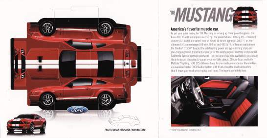 Shelby Mustang 2008 en carton 396