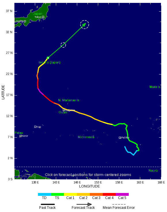 Typhons sur le Pacifique : Noul et Dolphin 201507W