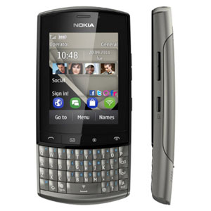 |Pregunta| ¿Cual fue tu primer y cual es tu mas reciente celular? Nokia-asha-303-00