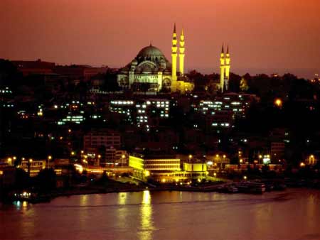 stanbul Suleymaniye_cami_gece