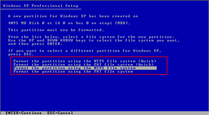 Windows XP Format Atmak (Resimli Anlatm) Wxpins05