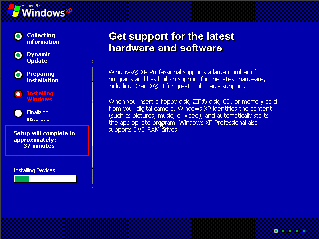 Windows XP kurma geni ve ayrntl anlatm Wxpins11