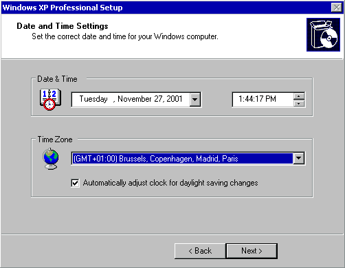 Windows XP-ni qurmaq Wxpins16