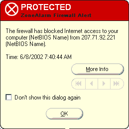 Windows XPde Zone Alarm Kurulumu ve Kullanm Wxpzna09