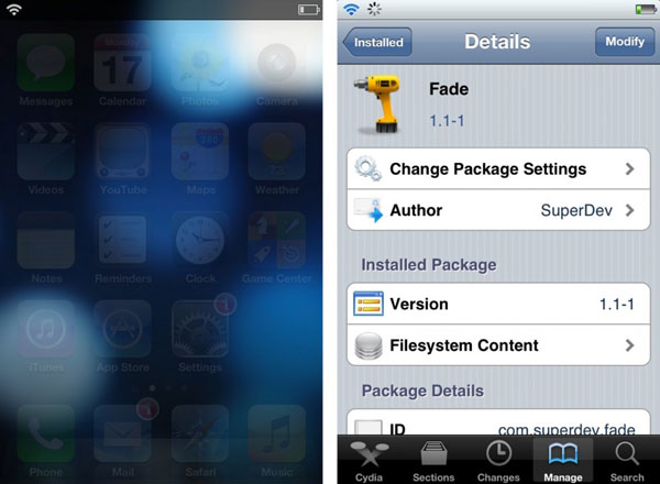 Fade: efecto desvanecimiento al usar el centro de notificaciones (Cydia) Fade-jailbreak-02