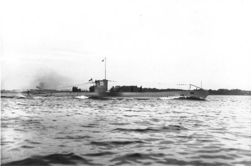 El submarino  U-35 WerftFlagge19361014