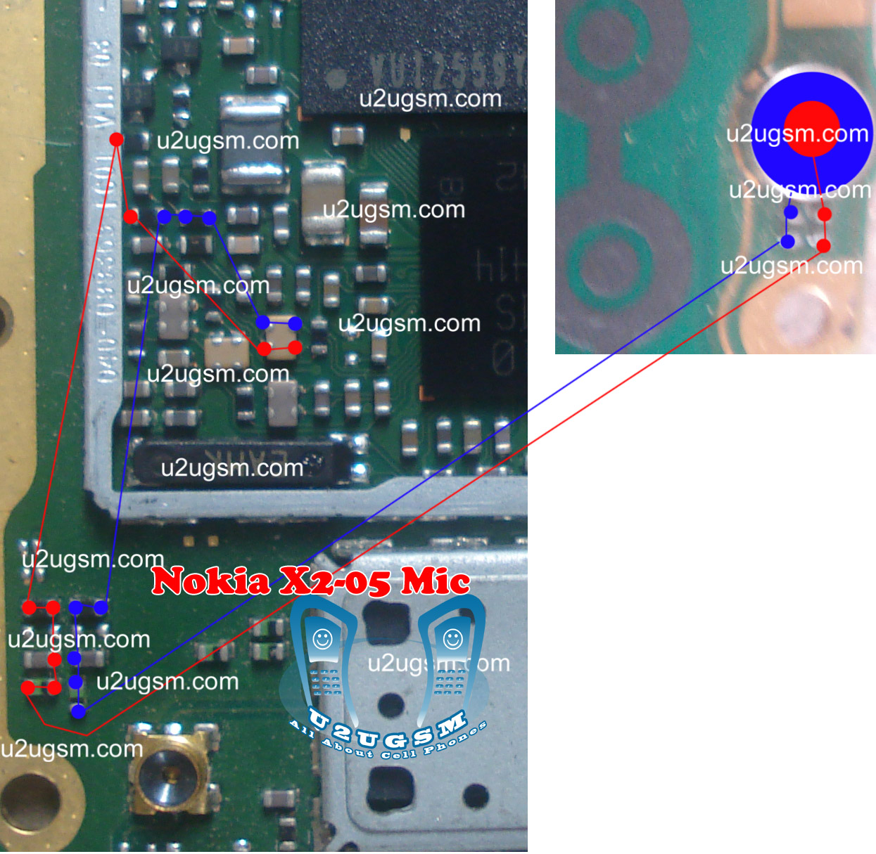 حل مشكلة مايك نوكيا X2-05 Nokia-Nokia-X2-05-Mic-problem-solution-Microphone-not-working1