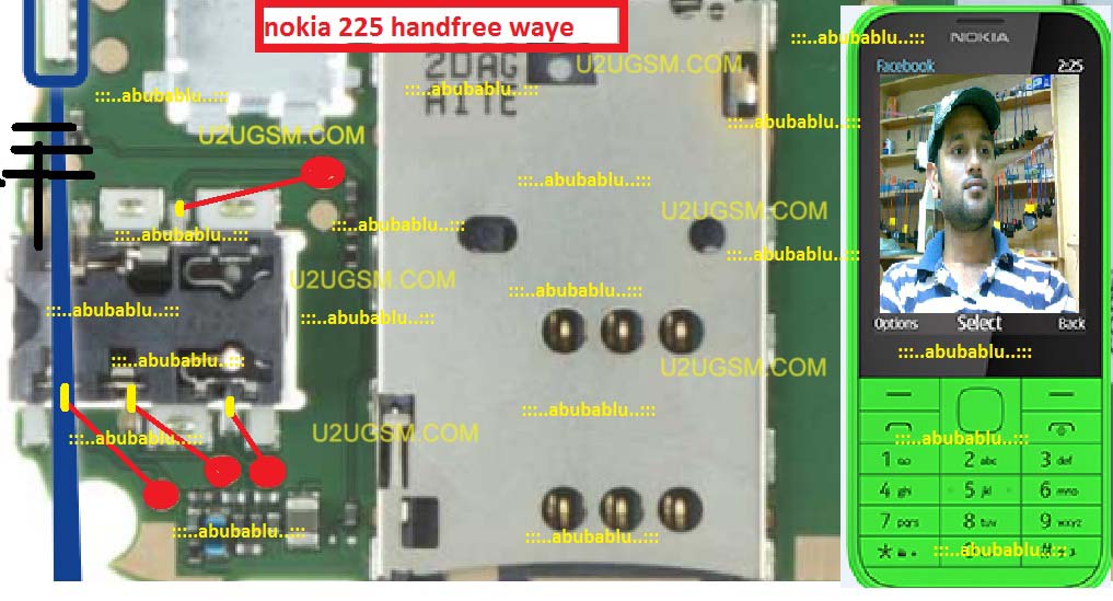 حل مشكلة هاند فري نوكيا 225 Nokia-225-Handsfree-Solution-Jumper-Problem-Ways