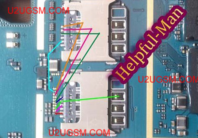 حل مشكلة ادخل البطاقة sim سامسونج g130h Samsung-Young-2-SM-G130H-Insert-Sim-IC-Solution-Jumper-Problem-Ways