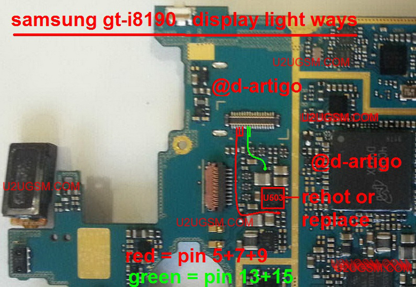 حل مشكلة اضاءة سامسونج I8190  Samsung-I8190-Galaxy-S-III-mini-LCD-Display-Light-IC-Solution-Jumper-Problem-Ways