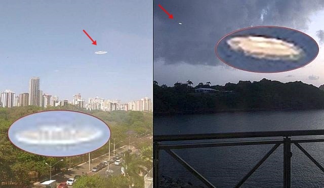 UFO News ~ Flaming object streaking across the sky releases pod over Santiago, Chile? plus MORE Brazil-saint-lucia