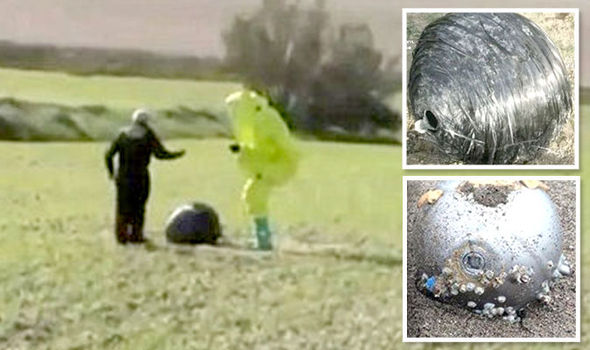 UFO Hits Earth – Whilst Strange Metal Orbs Are Falling Around Us? A35