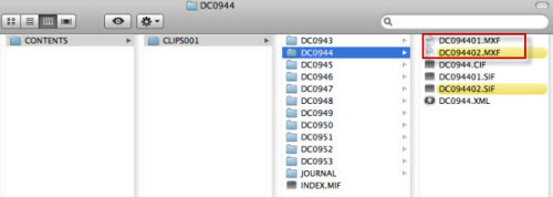 MXF files to Mac-Read MXF/P2 MXF from P2 Card and Canon CF Card on Mac 2_clip_image002
