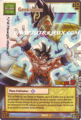 Cartes db, dbz, dbgt D-108