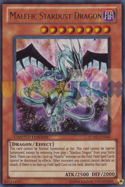 Nouvelle Carte Jump : Malefic Stardust Dragon 5916