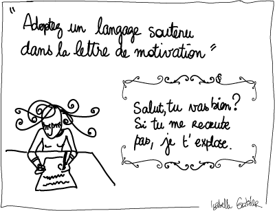 Rédiger une lettre de motivation efficace Langage_soutenu