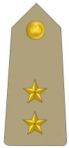 الرتب العسكرية . Algeria-army-1985-current_08