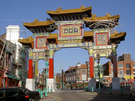 Les rues du quartier Asiatique. Chinatown