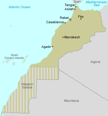 جمال الحضارة المغربية Map