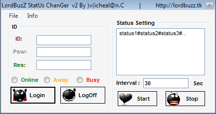 Lordbuzz Status Chager v2 By )v(icheal@n.c 1380284753362