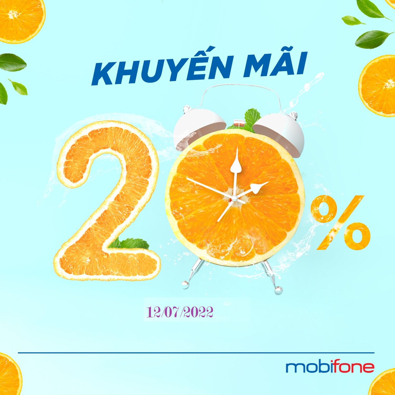 MobiFone khuyến mãi 20% nạp tiền trực tuyến ngày 12/07/2022 12.07c2486634c20e2c33