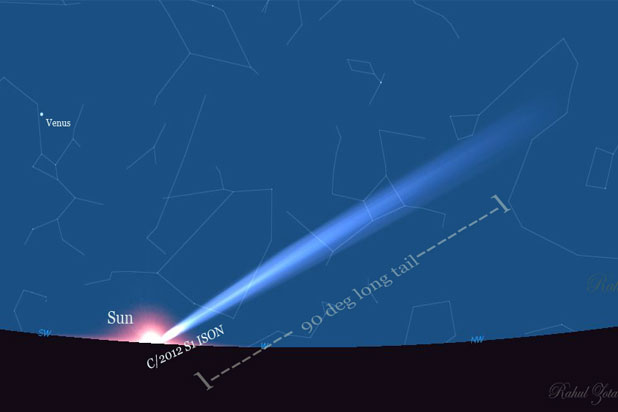 El super Cometa C/2012 S1 ISON llegará para finales de 2013 ISON-comet