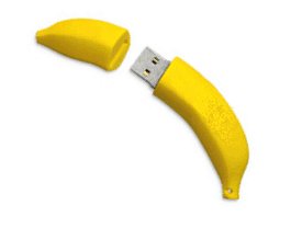 T&T CUTE SHOP Banana-memory-stick