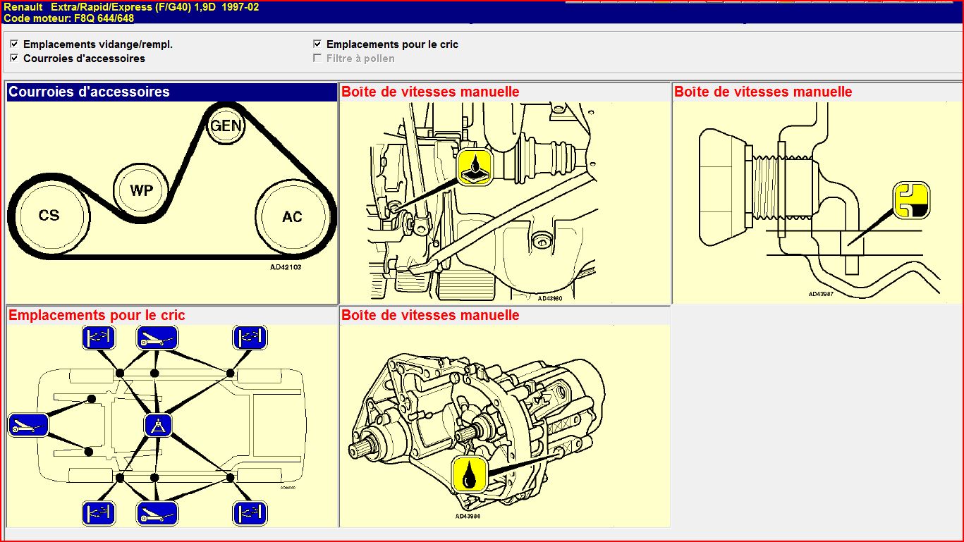 Illustrations entretien des Renault Express Capturer2_978