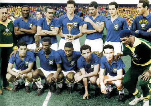 Sports --     world cup football history ---- Brazil-1958