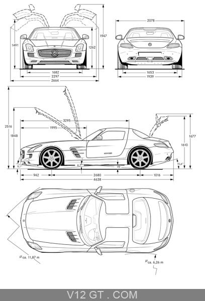 RCZ 2.0 HDI 163 / Gris haria de poupinette - Page 18 Mercedes-SLS-AMG-dimensions-debout_zoom