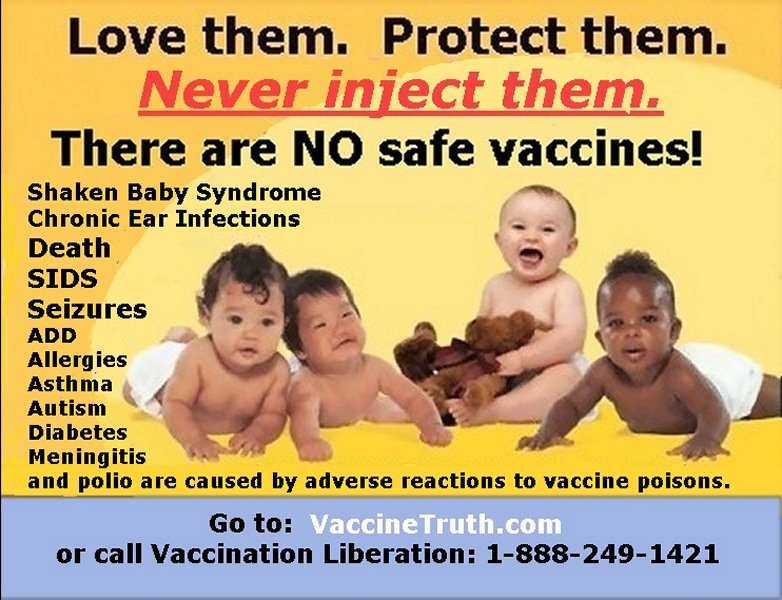  Vaccines Infect the Vaccinated Unvaccinated are Healthier than Vaccinated Populations Postcard