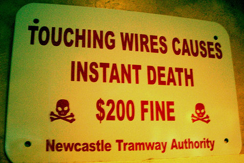 The funny picture thread Sign-instant-death-wires-newcastle-1118807