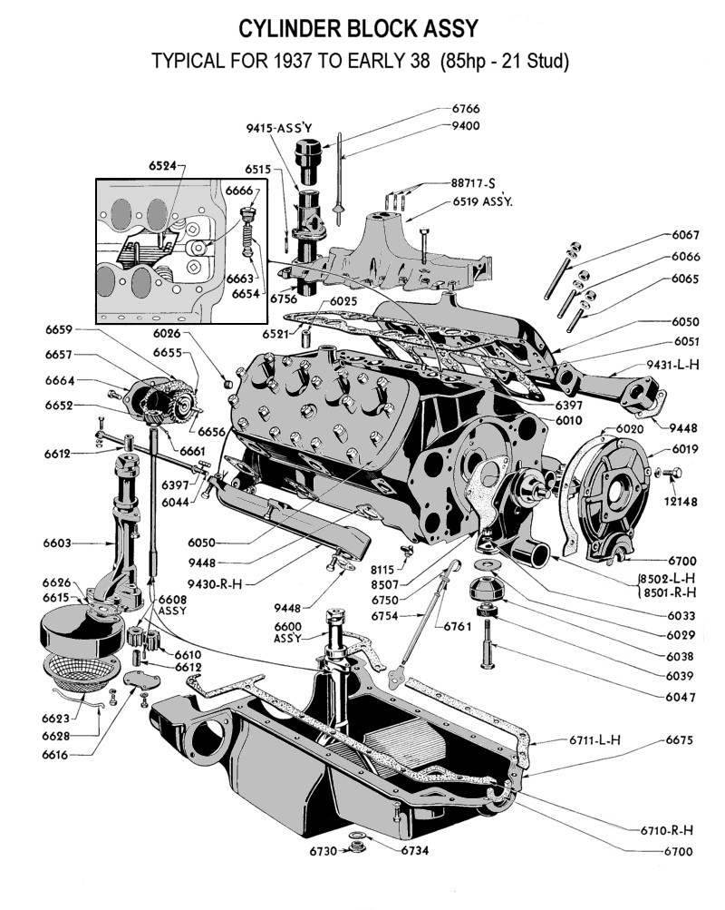 información básica sobre V8 FLATHEAD  - Página 2 Flathead_Engine_complete_1937-38