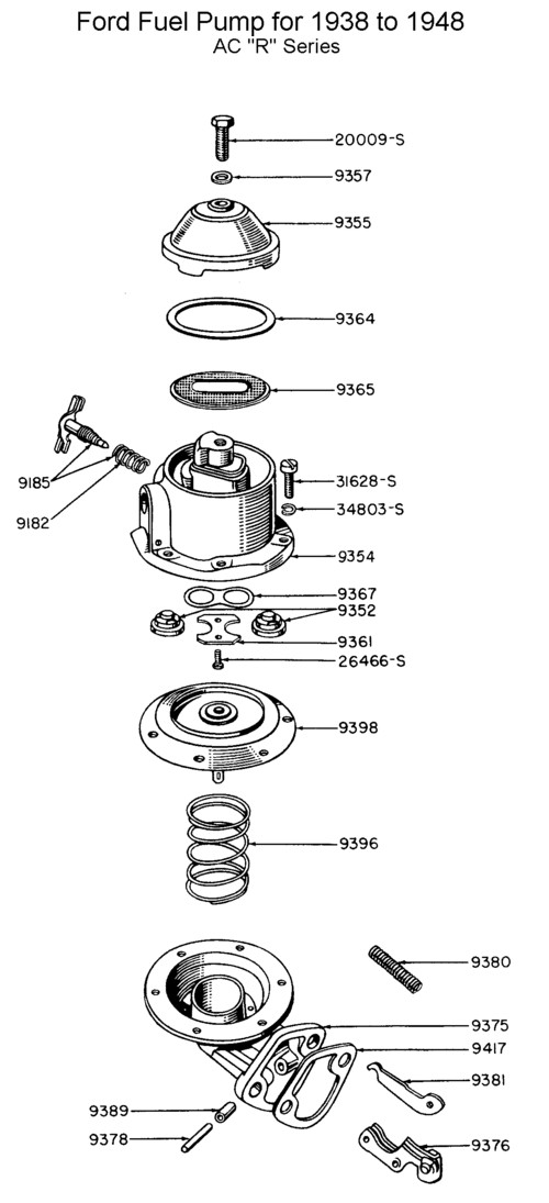 información básica sobre V8 FLATHEAD  - Página 5 Flathead_Engine_fuelpump1938to48