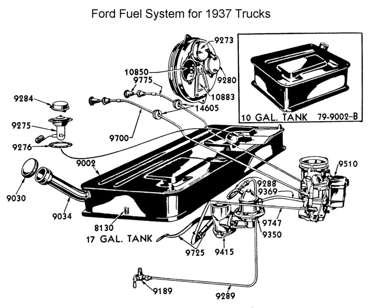 información básica sobre V8 FLATHEAD  - Página 4 Flathead_fuelsystm_1937truck