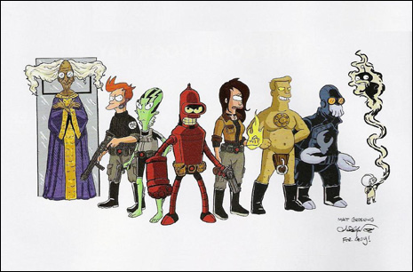 imagenes de futurama Hellboy-a-lo-futurama