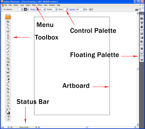 [Mega Tutorial]Conhecendo o Design Illustrator-interface