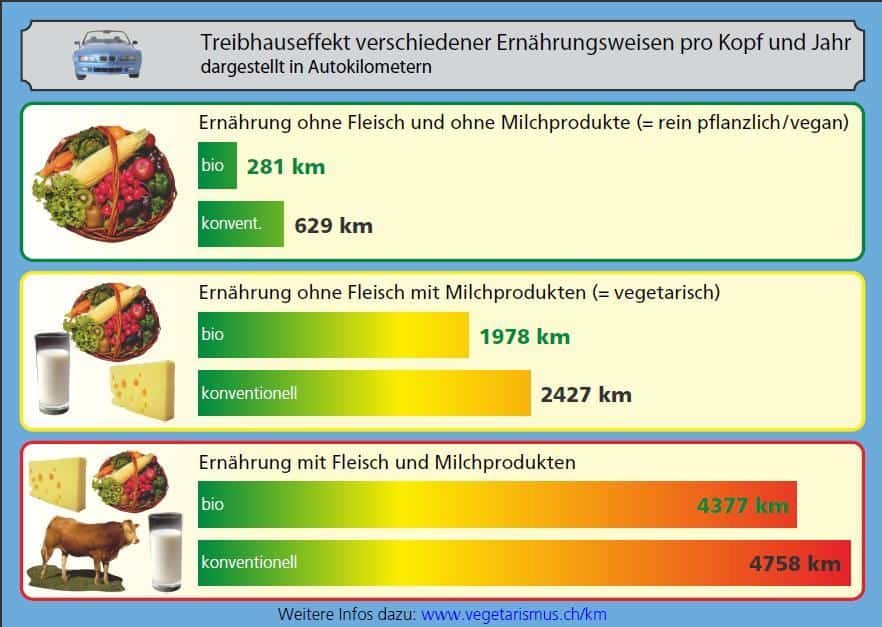 Konsertierte Aktion und Koordination Treibhauseffekt-fleisch-vegi-vegan