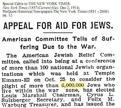 The six-million figure: another holocaust lie and the lying liars who enable it Six