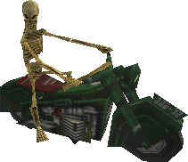 Castlevania 3D&T Alpha. Cv64-skelebike