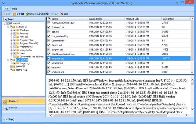 Recover Deleted VMDK File from VMware Vmware-recovery10