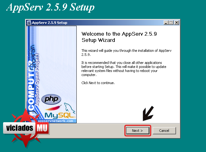 Instalando Appserv e Colocando seu Site Online Appserv1