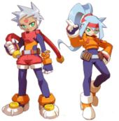 Pon Y Pide Una Imagen - Pgina 9 Megaman-zx-advent-characters-grey-left-and-ashe-right