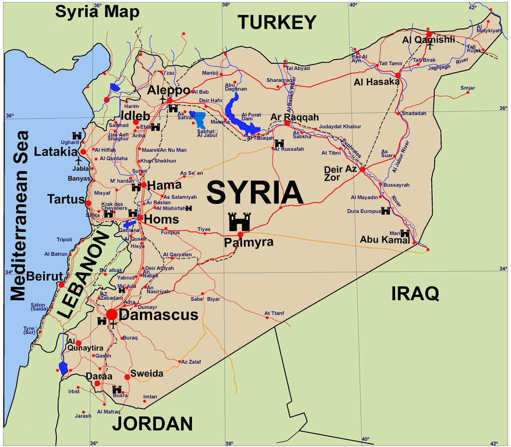 [√] République Syrienne Detailed_tourist_map_of_syria