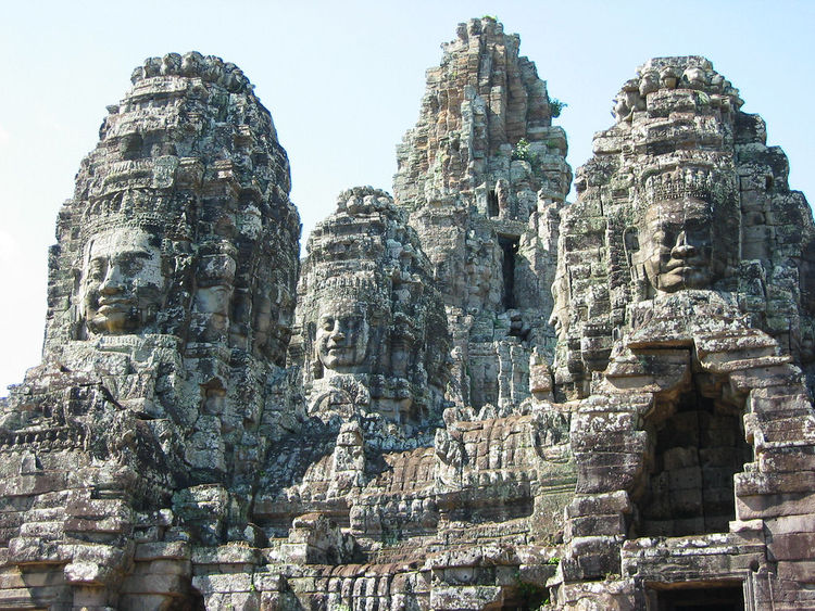 SIEMREAP - PHNOMPENH TẾT Bayon-temple-of-Angkor-Thom