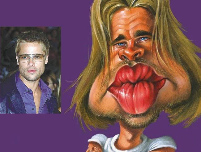 hhhhhhh mdr Caricature-brad-pitt