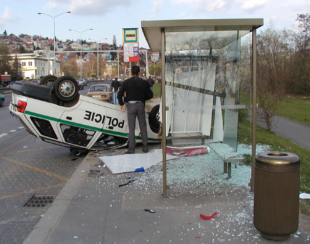 Attention Accident-policier