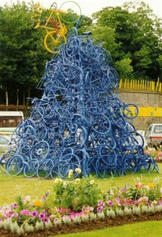 blague hebdomadaire Sculpture-cyclisme